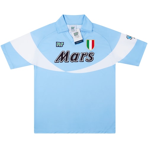 1990-91 Napoli NR-Reissue Home Shirt #10 (Maradona)