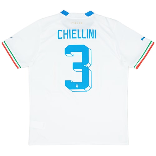 2022-23 Italy Away Shirt Chiellini #3