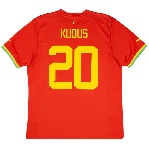 2022-23 Ghana Away Shirt Kudus #20