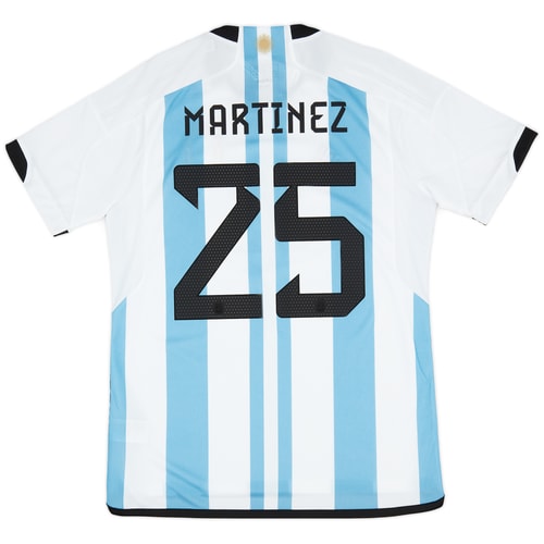 2022-23 Argentina Home Shirt Martinez #25