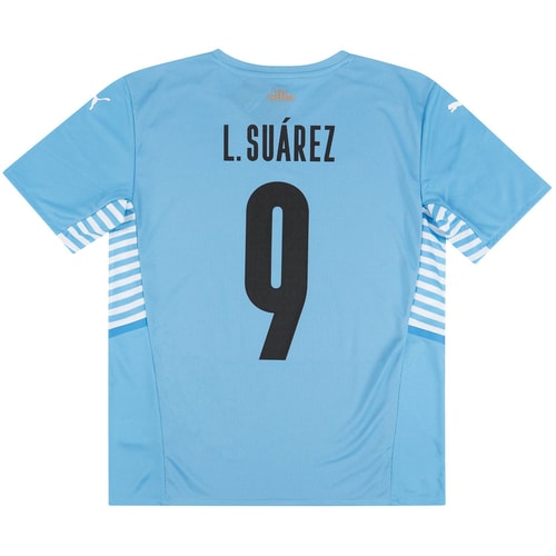 2021-22 Uruguay Home Shirt L.Suárez #9