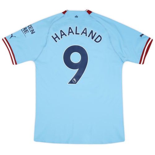 2022-23 Manchester City Player Issue Home Shirt Haaland #9