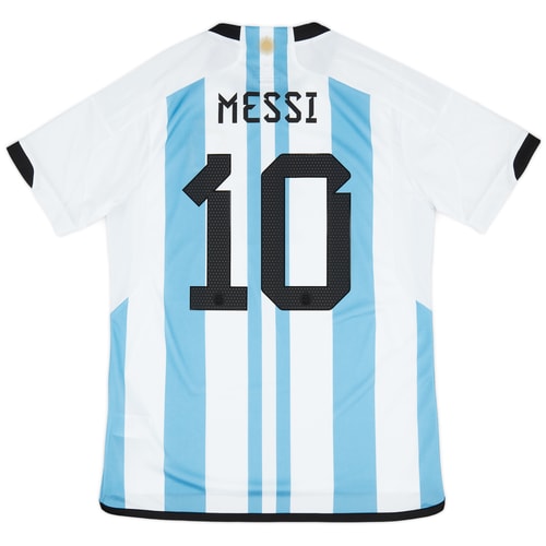 2022-23 Argentina Home 'vs Saudi Arabia' Shirt Messi #10