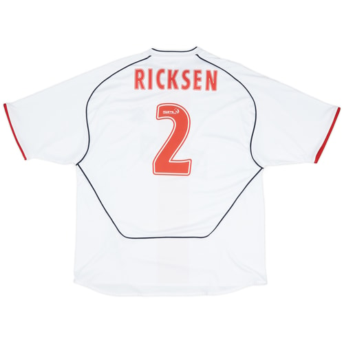 2005-06 Rangers Away Shirt Ricksen #2 - 10/10 - (XL)