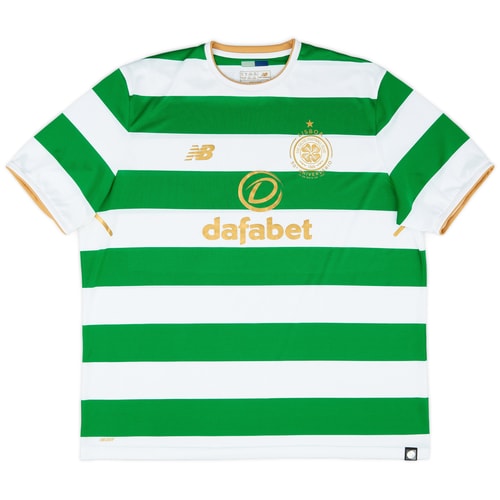 2017-18 Celtic 'Lisbon Lions 50th Anniversary' Home Shirt - 9/10 - (XXL)