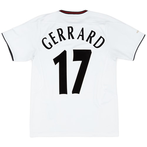 2003-04 Liverpool Away Shirt Gerrard #17 - 9/10 - (XS)