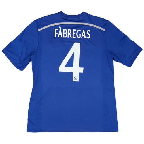 2014-15 Chelsea Home Shirt Fàbregas #4 - 9/10 - (XL)