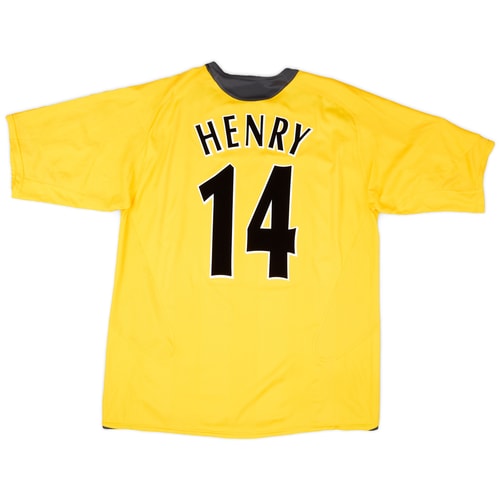 2005-06 Arsenal CL Away Shirt Henry #14 - 6/10 - (XL)