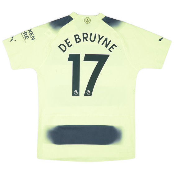 2022-23 Manchester City Authentic Third Shirt De Bruyne #17
