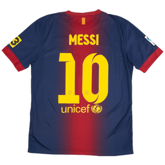 2012-13 Barcelona Home Shirt Messi #10 - 9/10 - (M)