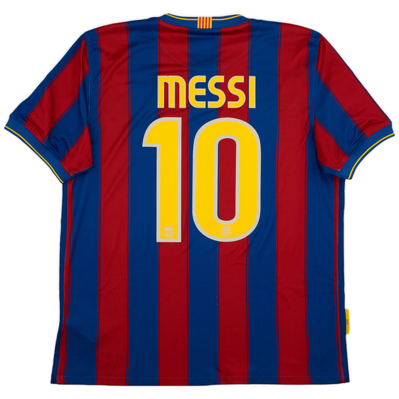 2009-10 Barcelona Home Shirt Messi #10 - 8/10 - (L)