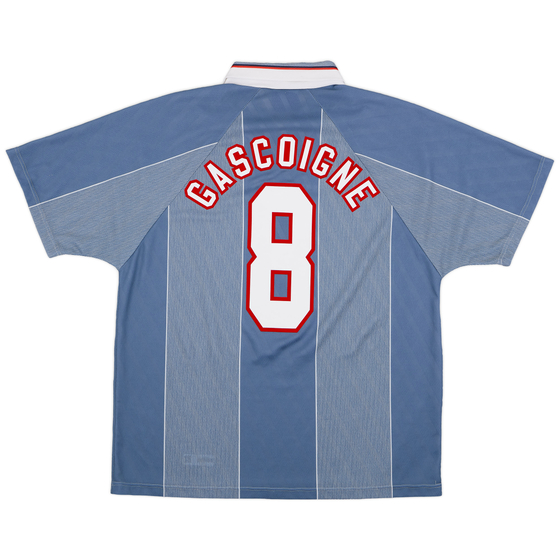 1996-97 England Away Shirt Gascoigne #8 - 9/10 - (XL)