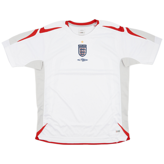 2004-06 England Umbro Training Shirt - 6/10 - (L)