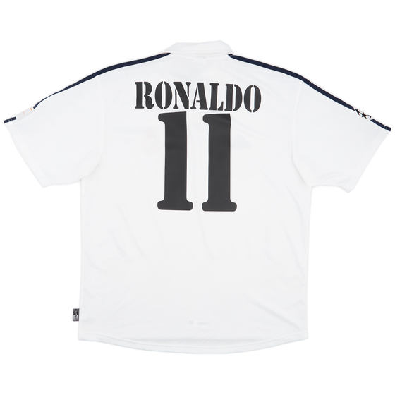 2002-03 Real Madrid Centenary Home Shirt Ronaldo #11 - 8/10 - (L)