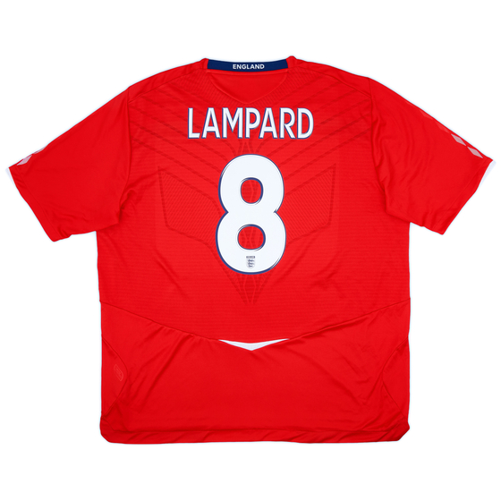 2008-10 England Away Shirt Lampard #8 - 9/10 - (3XL)