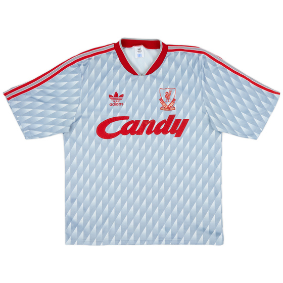 1989-91 Liverpool Away Shirt - 6/10 - (L)