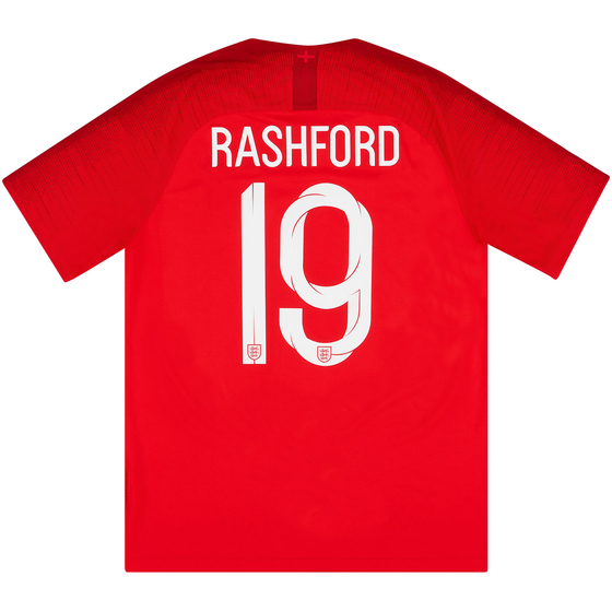 2018-19 England Away Shirt Rashford #19