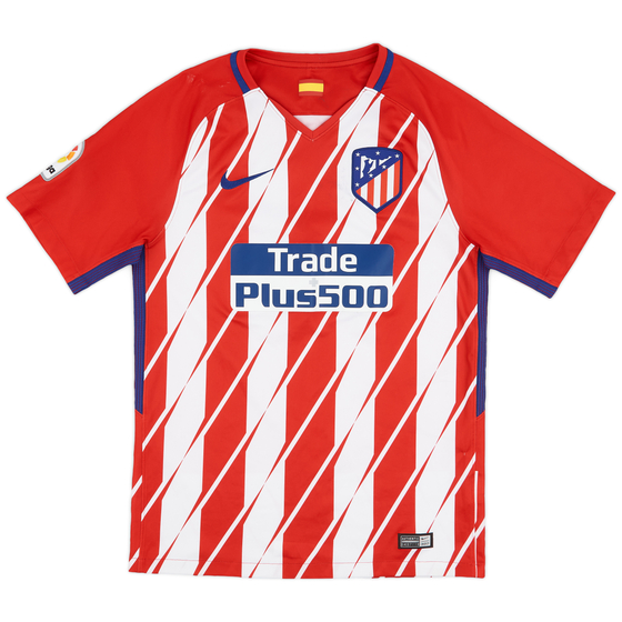 2017-18 Atletico Madrid Home Shirt - 5/10 - (S)