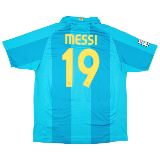 2007-09 Barcelona Away Shirt Messi #19 - 8/10 - (XL)