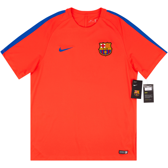 2016-17 Barcelona Nike Pre-Match Training Shirt *w/Tags* XL