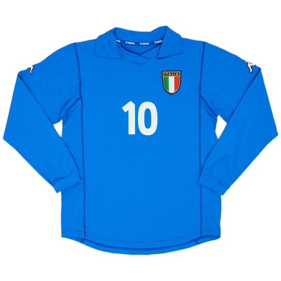 2000-01 Italy Home L/S Shirt #10 (Women's L)