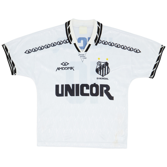 1995 Santos Home Shirt #10 - 8/10 - (L)