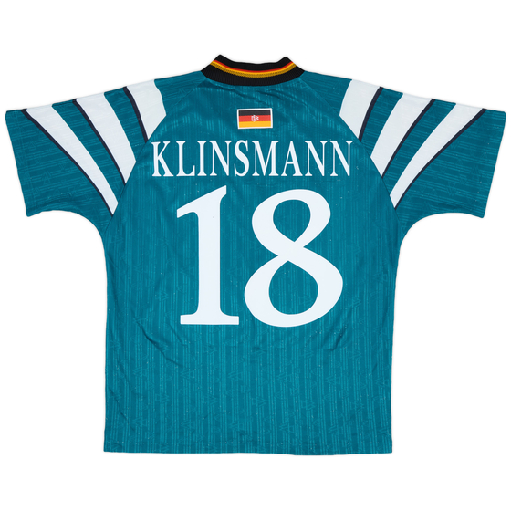 1996-98 Germany Away Shirt Klinsmann #18 - 6/10 - (M)