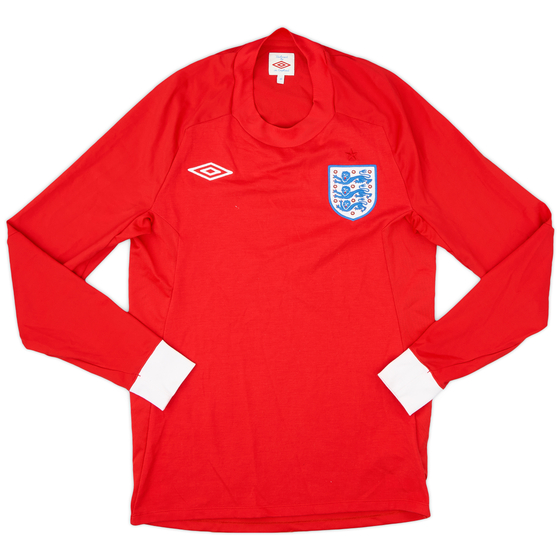 2010-11 England Away L/S Shirt - 8/10 - (S)