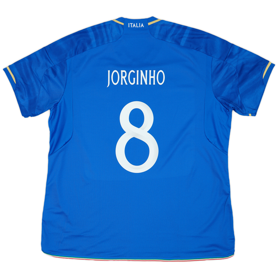 2023-24 Italy Home Shirt Jorginho #8 (XXL)