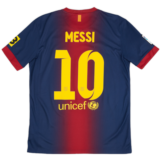 2012-13 Barcelona Home Shirt Messi #10 - 8/10 - (M)