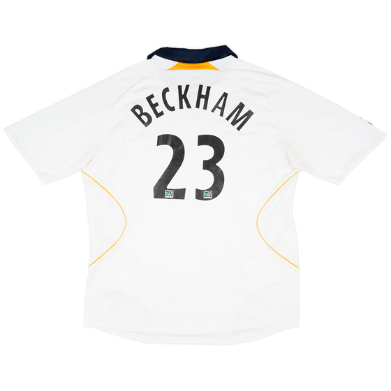 2007-08 LA Galaxy Home Shirt Beckham #23 - 8/10 - (XXL)