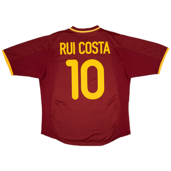 2000-02 Portugal Home Shirt Rui Costa #10 - 8/10 - (L)