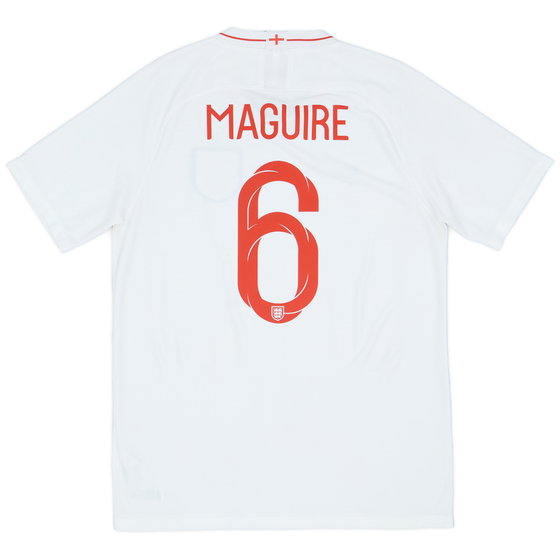 2018-19 England Home Shirt Maguire #6 - 8/10 - (L)