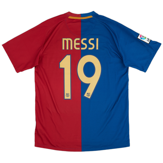 2006-07 Barcelona Home Shirt Messi #19 - 6/10 - (M)