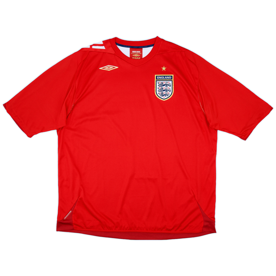 2006-08 England Away Shirt - 6/10 - (XXL)