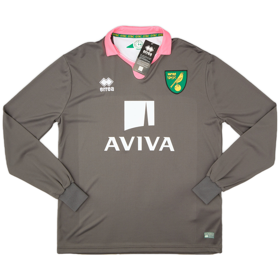 2015-16 Norwich GK Shirt - 8/10 - (L)