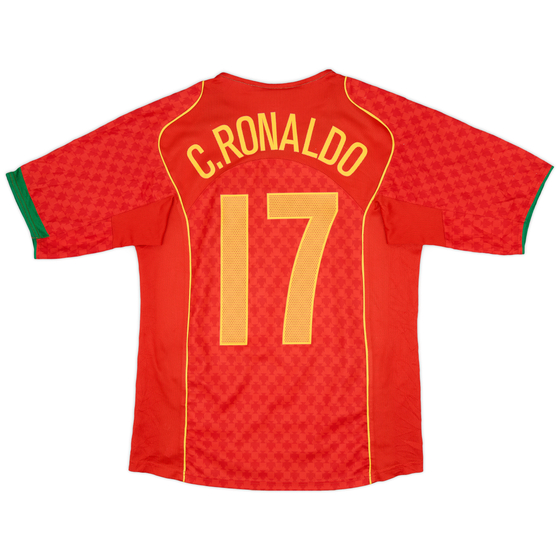 2004-06 Portugal Home Shirt C.Ronaldo #17 - 6/10 - (M)