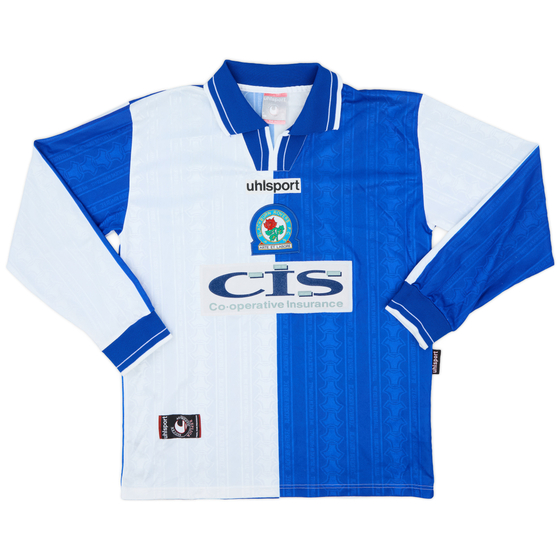 1998-99 Blackburn Home L/S Shirt - 8/10 - (M)