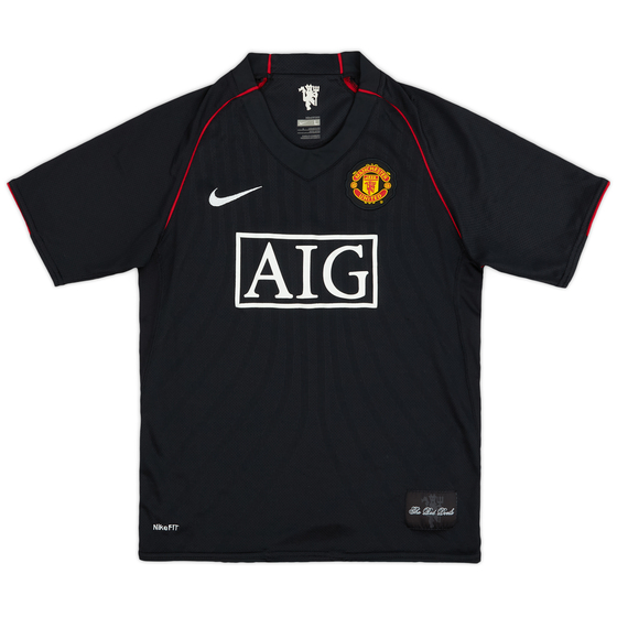 2007-08 Manchester United Away Shirt - 9/10 - (L.Boys)