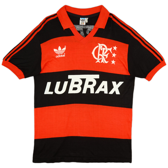 1987-90 Flamengo Home Shirt #7 - 9/10 - (XL)