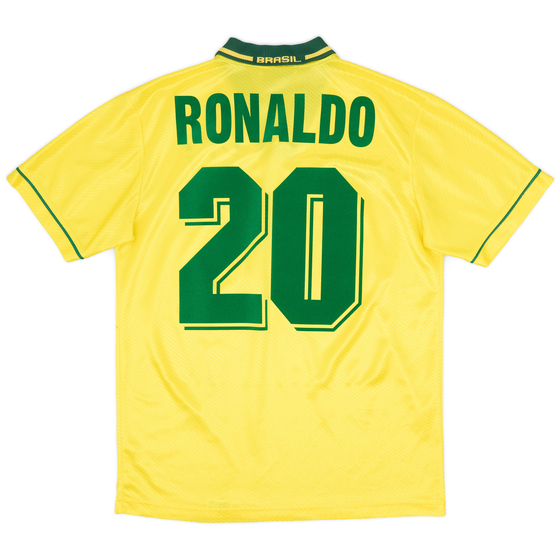 1994 Brazil Home Shirt Ronaldo #20 - 7/10 - (L)