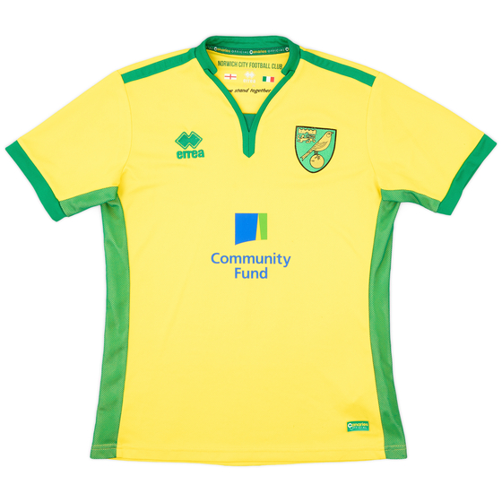 2016-17 Norwich Home Shirt - 8/10 - (M)