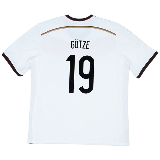 2014-15 Germany Home Shirt Gotze #19 - 6/10 - (3XL)