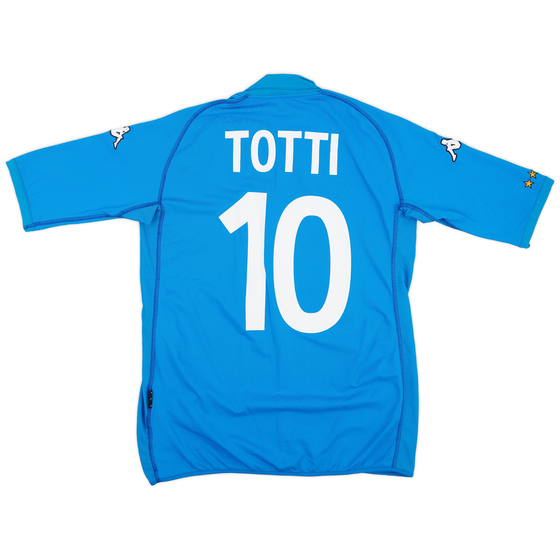2002 Italy Home Shirt Totti #10 (L)
