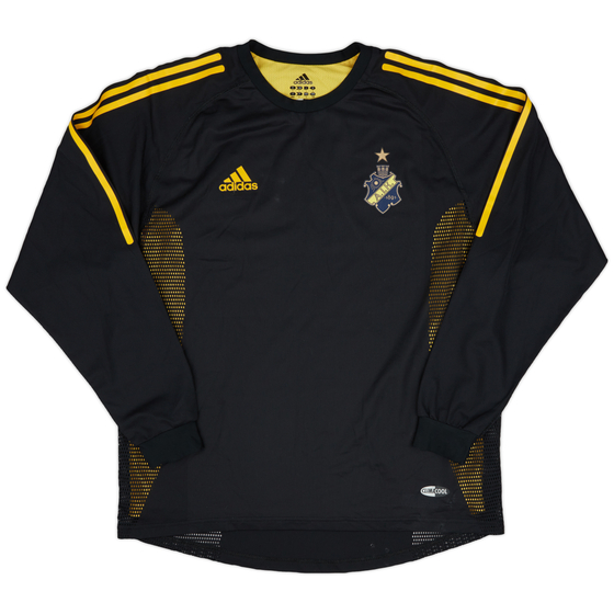 2002-03 AIK Stockholm Player Issue Home L/S Shirt - 7/10 - (L)