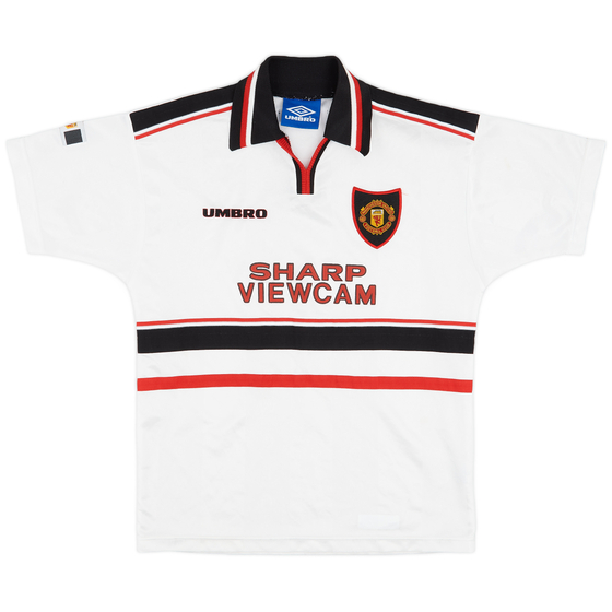 1997-99 Manchester United Away Shirt - 8/10 - (L.Boys)