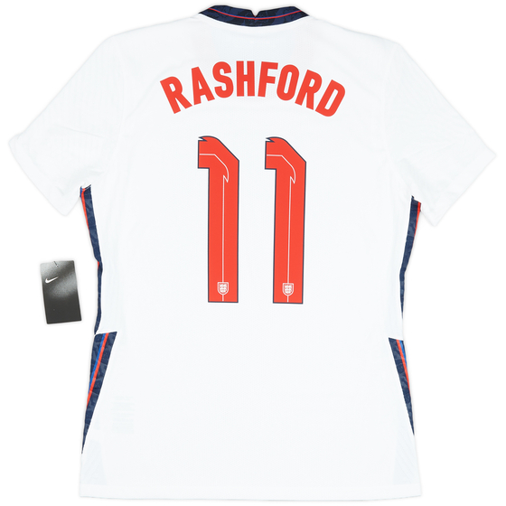 2020-21 England Player Issue Home Shirt Rashford #11