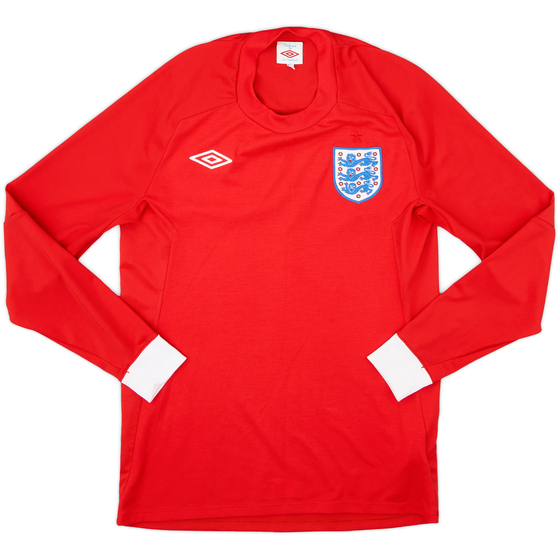 2010-11 England Away L/S Shirt - 9/10 - (S)
