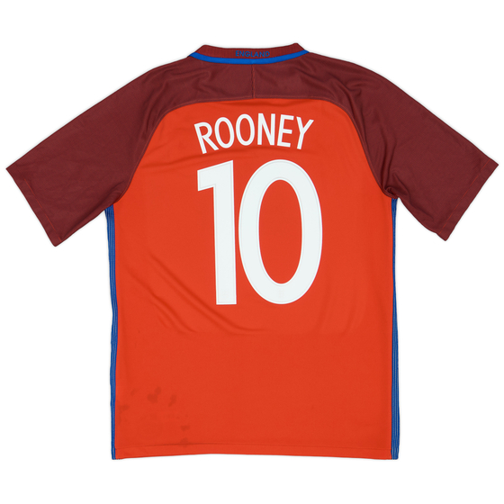 2016-17 England Away Shirt Rooney #10 - 5/10 - (M)