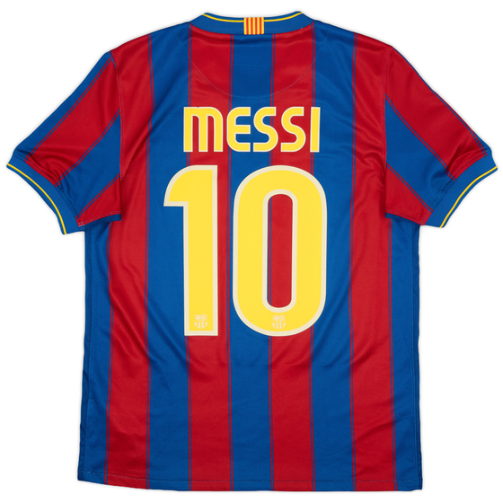 2009-10 Barcelona Home Shirt Messi #10 - 9/10 - (S)